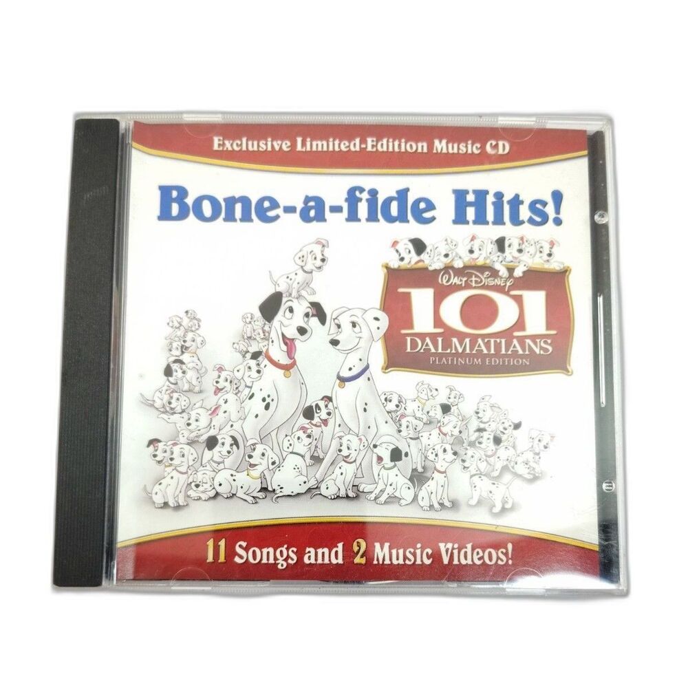 101 Dalmatians Platinum Edition CD 2007 Walt Disney Bone-a-fide Hits